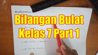 Bilangan bulat kelas 7 part 1 -