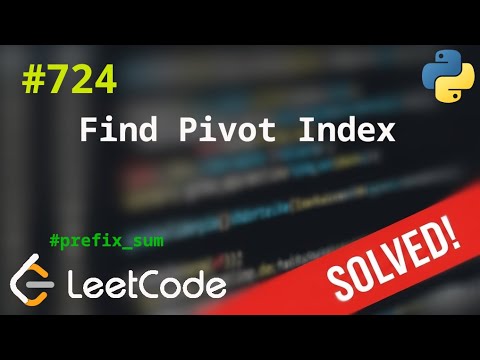 724. Find Pivot Index | Решение с комментариями | LeetCode