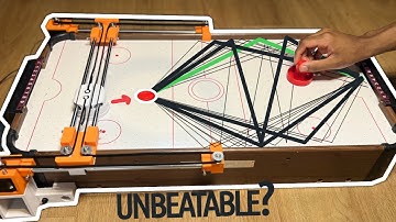I built an air hockey robot that PREDICTS your next move