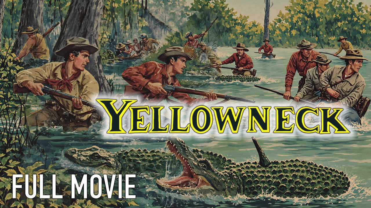 Yellowneck (1955) | Full War Movie | Confederate Deserters Lost in the Florida Swamps