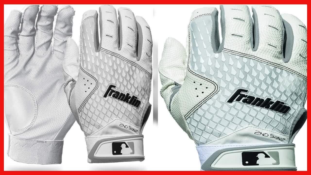 Gants De Softball Franklin Fast Pitch 2nd Skinz Blanc/rose - Femme Large - Neuf