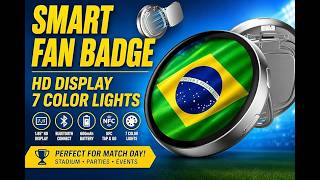 Full Review of the Smart Fan E Badge,  set up and demo too!