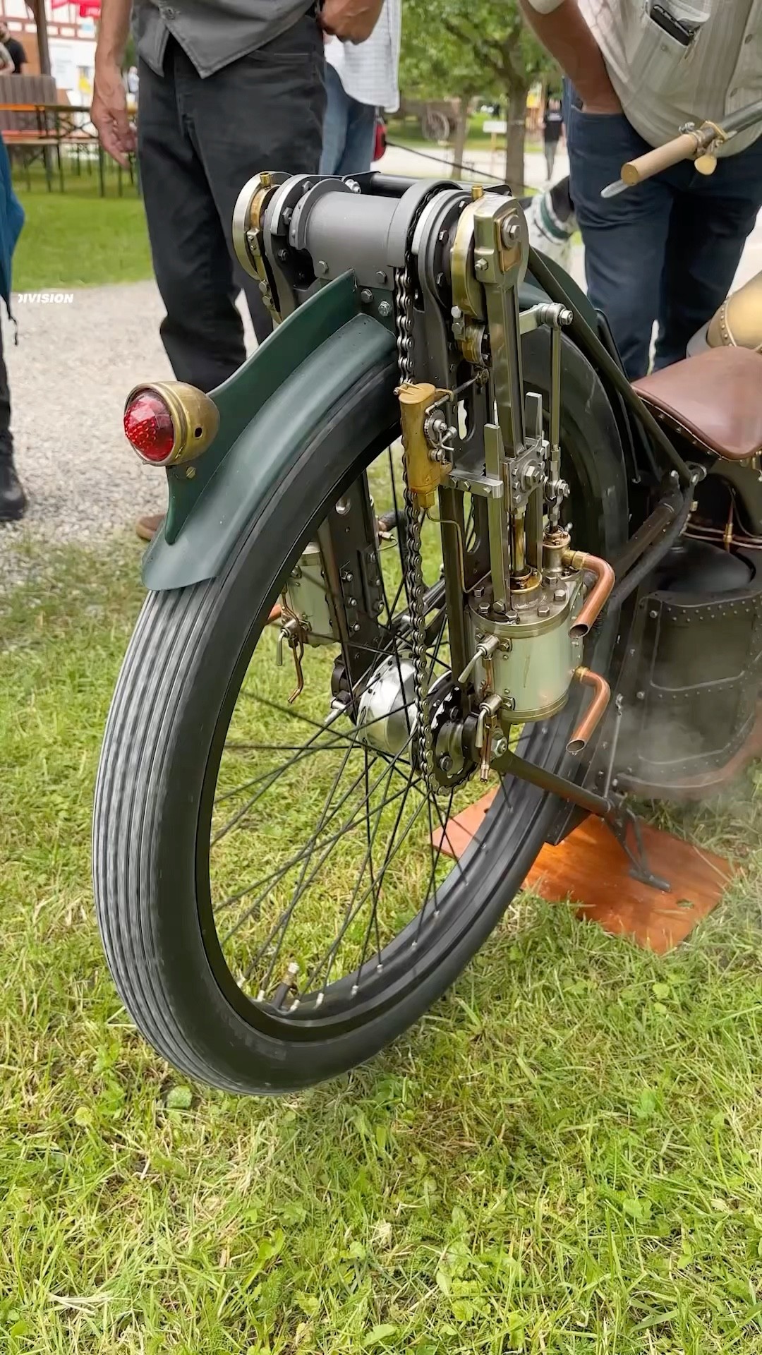 This bike wants to blow off some steam... literally ? #steam #motorbike #motorcycle