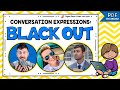EXPRESIONES EN INGLÉS PARA CONVERSACIÓN - BLACK OUT | FRASES COMUNES EN INGLÉS Y ESPAÑOL