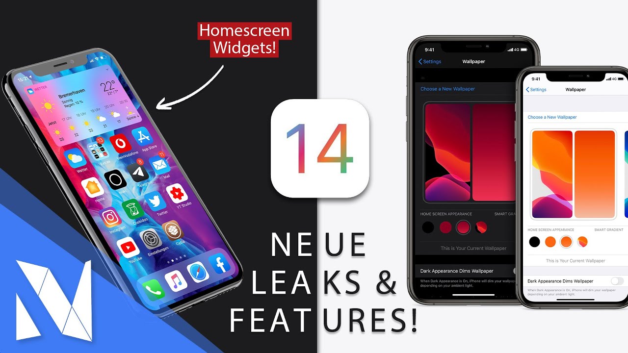 NEUE iOS 14 LEAKS Homescreen Widgets & Wallpaper Einstellungen