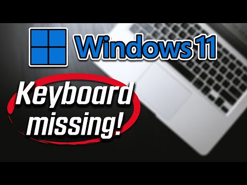Fix Keyboard Missing In Device Manager / Keyboard Not Showing In Windows 11