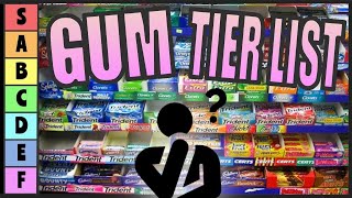 chewing tobacco tier list Gum Tier List