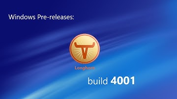 Windows Pre-releases: Windows Longhorn build 4001