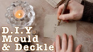 Making recycled paper with a D.I.Y Mould and Deckle