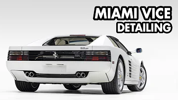 WHITE ON WHITE Testarossa // Ferrari Preservation Detailing