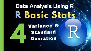 How to calculate Variance and Standard Deviation in R