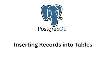 Inserting records into table in postgres