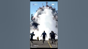 Massive Gas Leak from LNG Tanker Caught on Camera