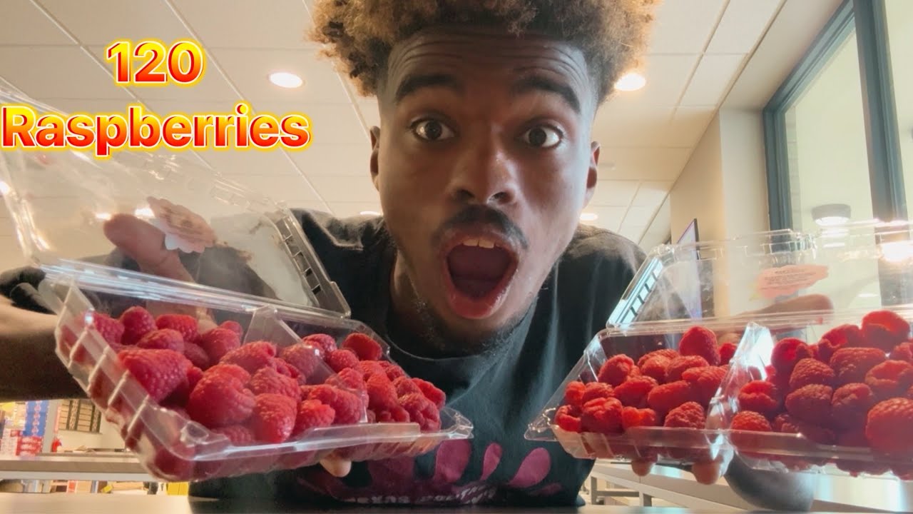 Eating 120 Raspberries Under 5Mins