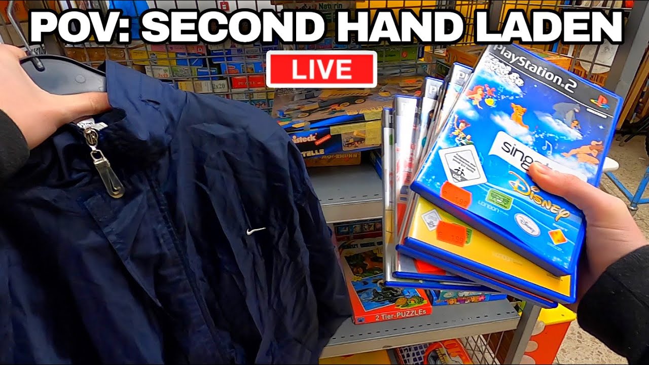 Schnäppchenjagd im Second Hand Laden (Können wir hier Geld machen?) 💸