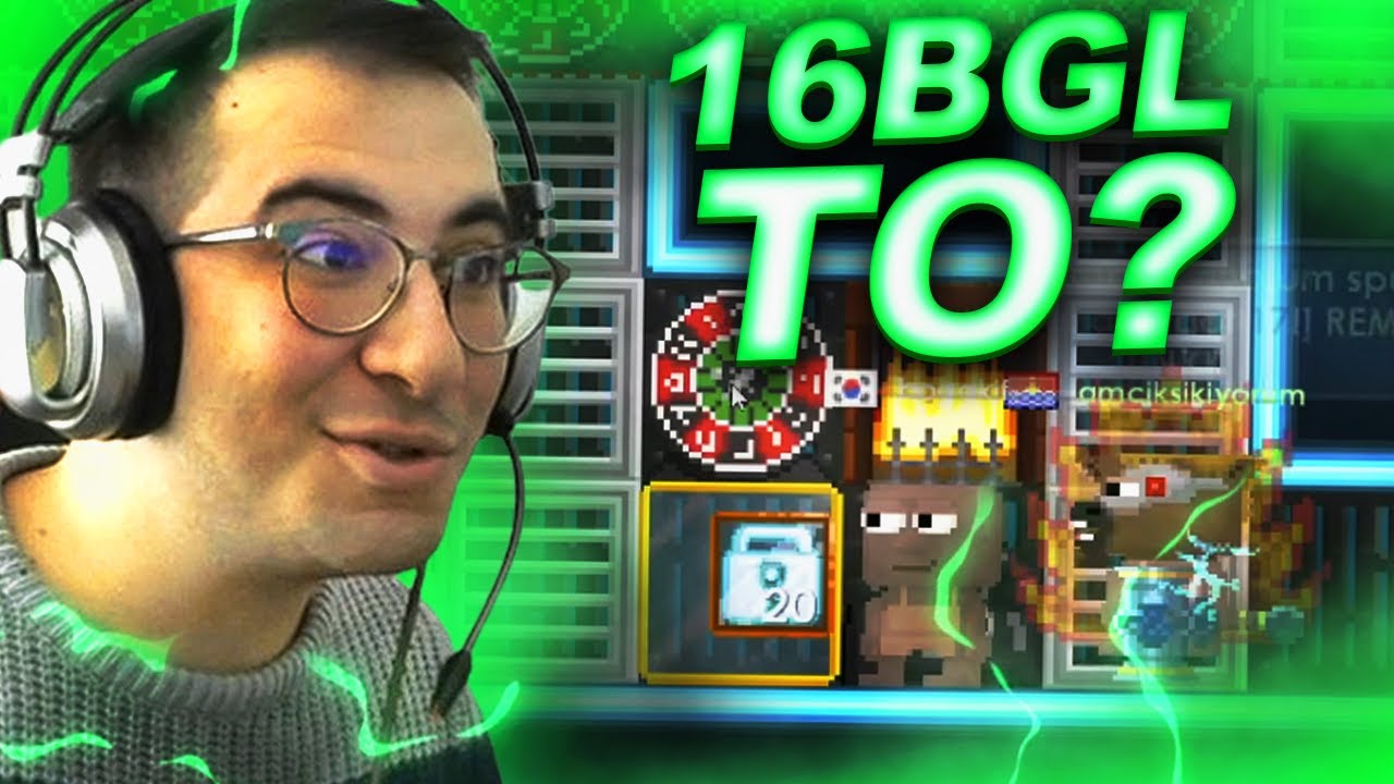 16 BGL İLE COMEBACK DENEDİM *0 attım* - GROWTOPIA CASINO