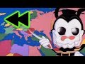 Yakko's World but every time Yakko names a country the video slows down