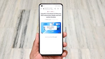 Oppo ColorOS 13 February Update Timeline