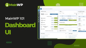 Dashboard UI - MainWP 101
