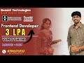 "Vinothini Placed as Frontend Developer | 3 LPA | Besant Technologies Velachery Success Story"