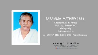 SARAMMA  MATHEW (68)| Funeral On 04.01.2021 | Remya Studio Vennikulam |