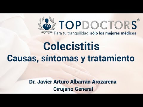 Vídeo: Colecistitis Crónica: Síntomas, Tratamiento, Dieta, Signos