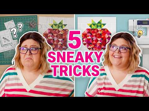 5 sneaky tricks that make complex quilts look easy!