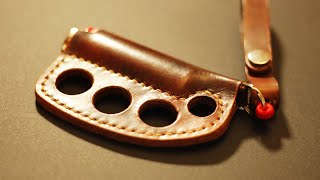 How to Make a Knuckle Duster Lighter Case | Leathercraft Pattern