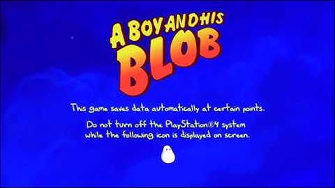 A Boy and His Blob Title Screen (Wii, PS3, Vita, PC, PS4, Xbox One)