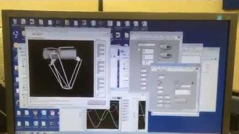sbRIO 9626 delta robot simulation with LabVIEW Low