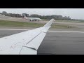 GREAT ENGINE ROAR - CRJ-700 Takeoff from Washington DC