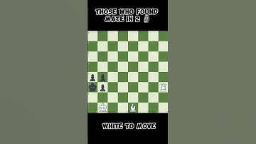 can you find the mate 🤔🤔 #chess #youtubeshort