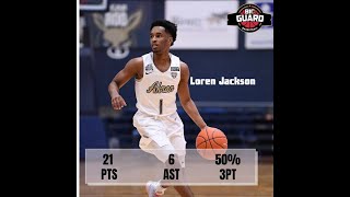 Loren Christian Jackson Scores  21PTS 8AST as Akron Defeat Ohio