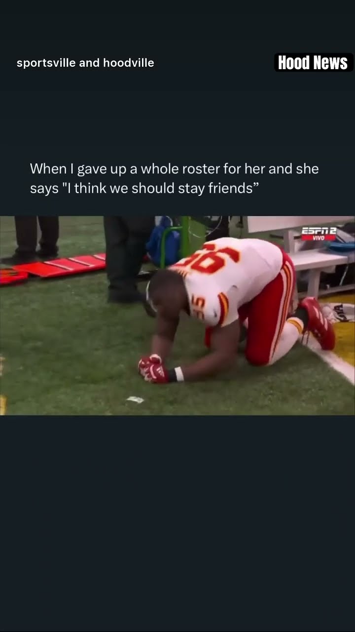 Chiefs after the dropped pass #hoodnews #chrisjones #hoodville #chiefs #reaction #superbowl #NFL #us