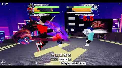 2v2 with a random person lol | Roblox Boxing League Class B