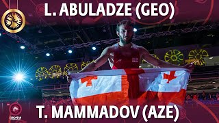 Leri Abuladze (GEO) vs Taleh Mammadov (AZE) - Final // European Championships 2022