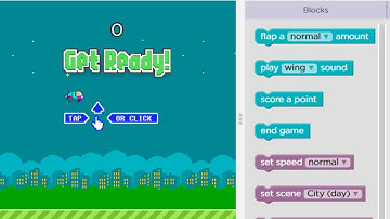 Flappy game in Code.org