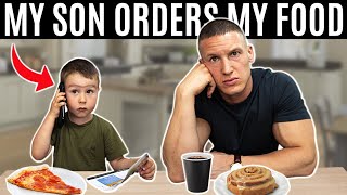 I let my son order my food for 24 hours *terrible idea*