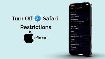 How To Turn Off Safari Restrictions on iPhone?