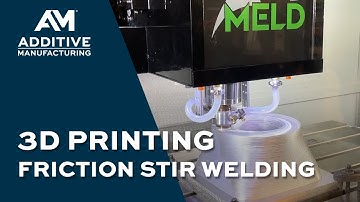 3D Printing From Metal Barstock Using Friction Stir Welding