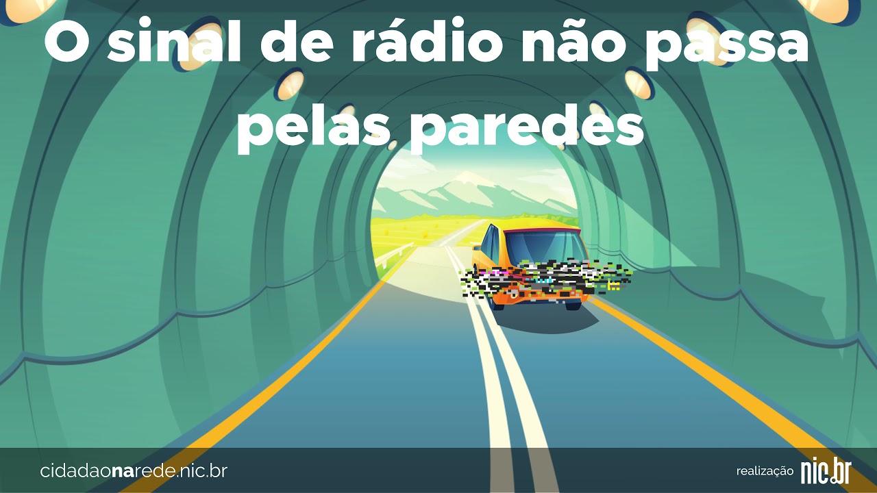 O sinal WiFi tem dificuldades em atravessar paredes