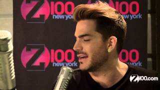 Adam Lambert Interview by jj in the Z100 studio