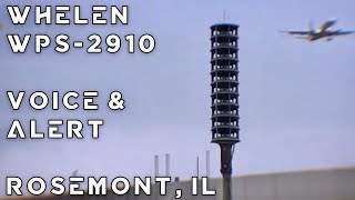 Whelen WPS-2910 Siren Test, Voice & Alert, Rosemont, IL