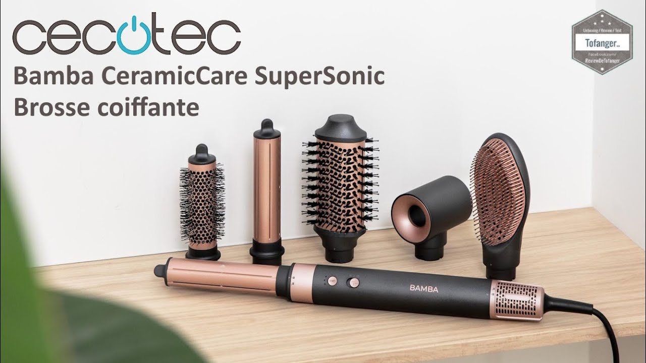 Cecotec - Air styling brush Bamba CeramicCare 5in1Gyro