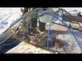 Crabbing on the frozen Bering Sea in Nome, AK