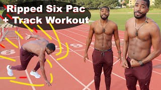 Marathon Track Workout + How I Got my Six Pac Back Ripped