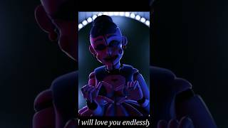 Two lovers 💚💜✨ | #fnaf #shorts #fyp #fnafblender #ballora #springbonnie