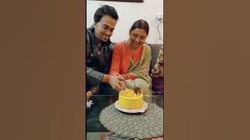 #1stmonth #wedding #anniversary #couple #cakecutting #cakevideos #harshanditlove #couplelove #party