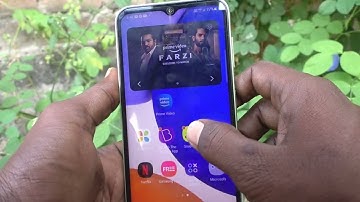 How to hide or show battery percentage in status bar in Samsung Galaxy A14