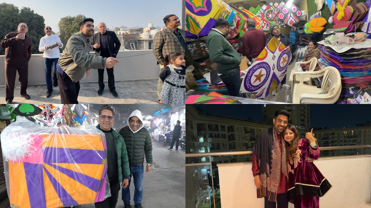 Family ki first LOHRI Celebration | Patangbaazi in Amritsar | Kite Flying On Lohri 2026